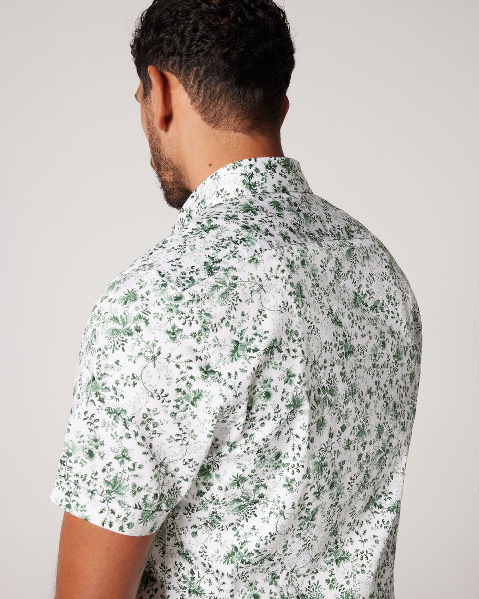 Regular Short Sleeve Floral Shirt